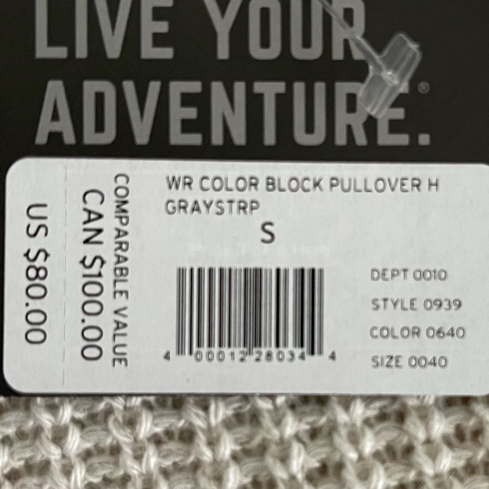 NWT Eddie Bauer Color Blocked Sweater - Picture 6 of 6